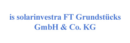 is solarinvestra FT Grundstücks